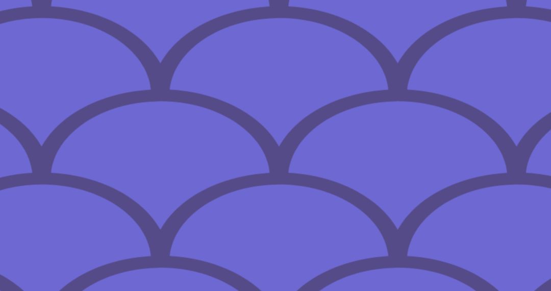 Abstract Purple Overlapping Curves