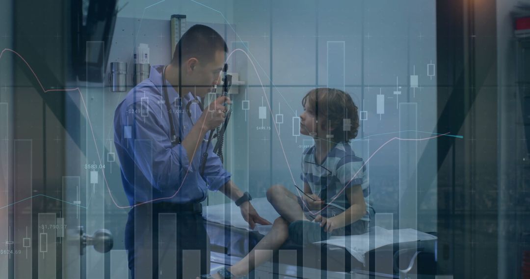 Digital Transformation in Healthcare with Doctor and Child Patient