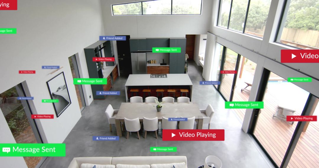 Connected Home Interior Symbolizing Digital Lifestyle Integration