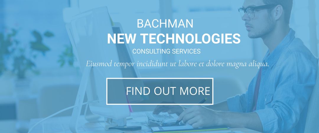 Professional Man Working on New Technologies for Consulting Service