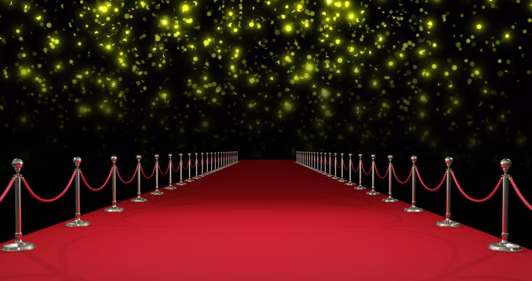 Glowing Burst of Lights Over Red Carpet - Free Images, Stock Photos and Pictures on Pikwizard.com