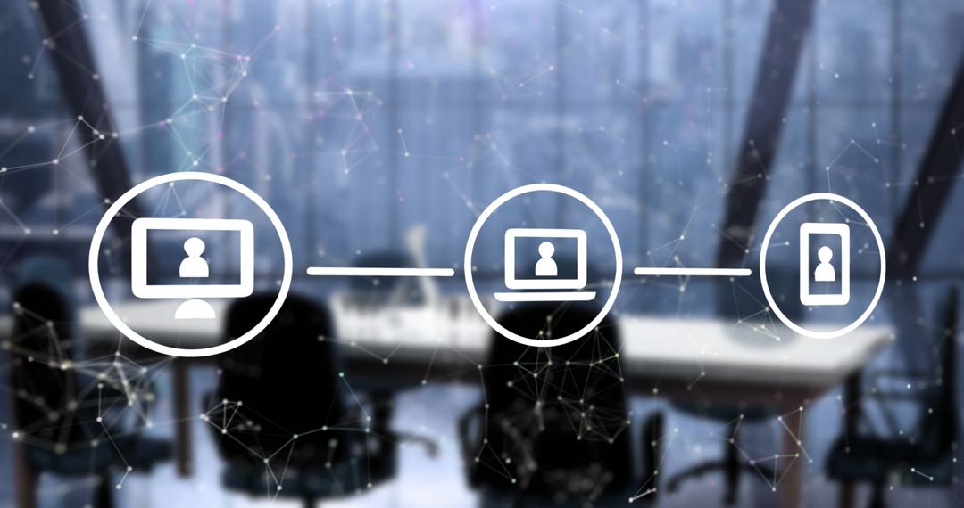 Digital Network Interfaces in Modern Office Space