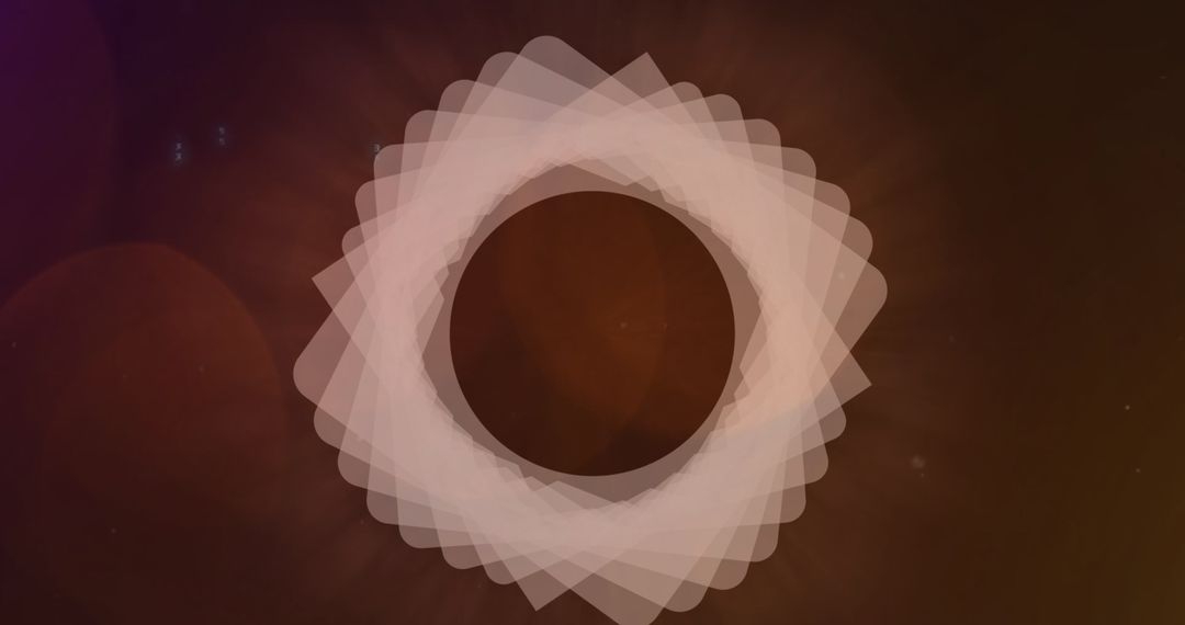 Abstract Geometric Shape with Technological Theme