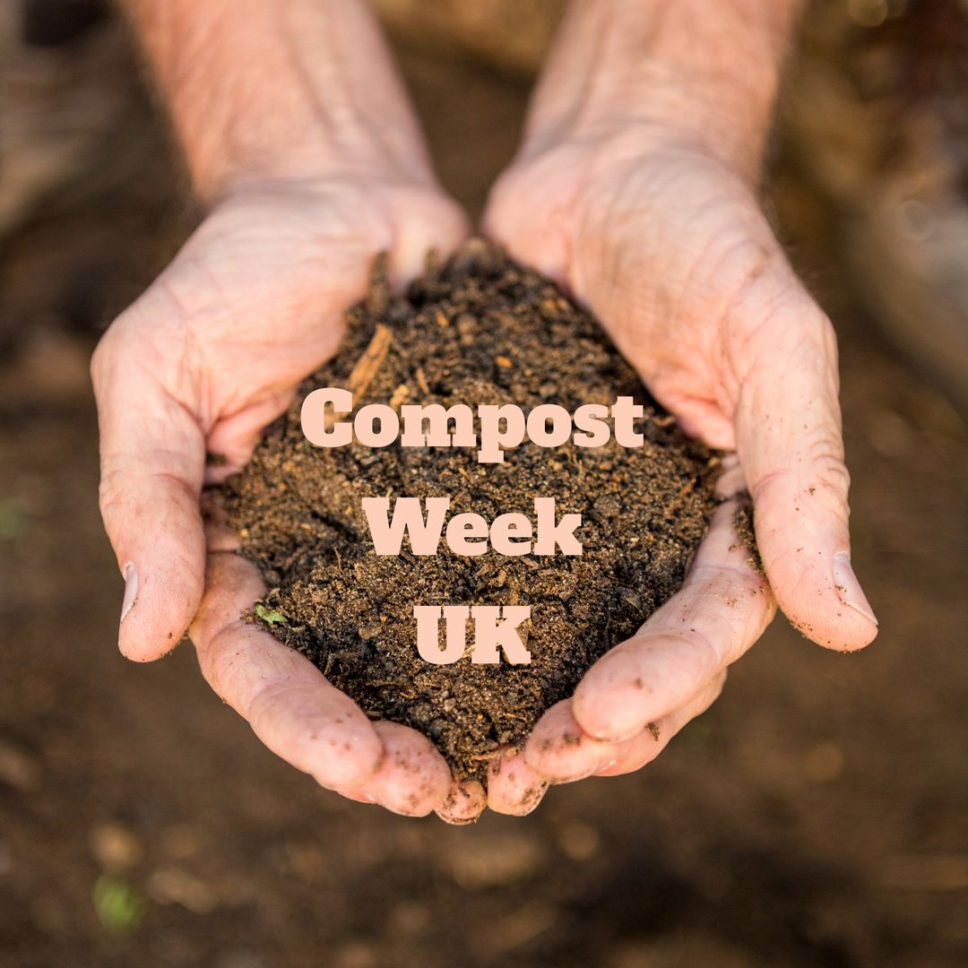 Hands Holding Rich Soil for Gardening and Composting Awareness