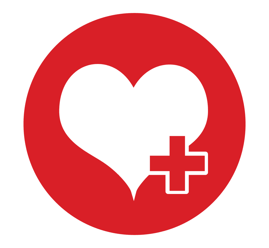 Heart Medical Icon on Transparent Background for Health