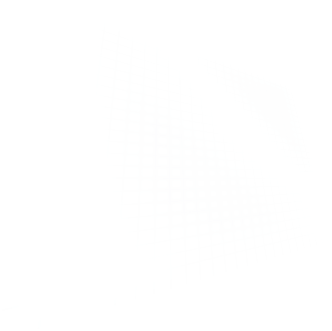 Abstract White Digital Pattern on Transparent Background