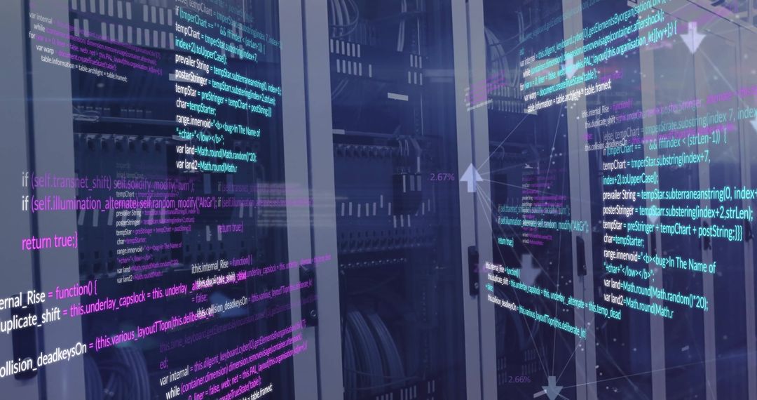 Digital Code Overlay on Data Center Servers