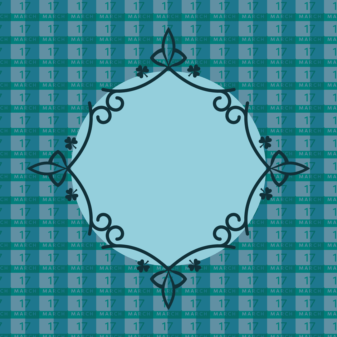 Elegant Blue Checkered Card Vector on Transparent Background
