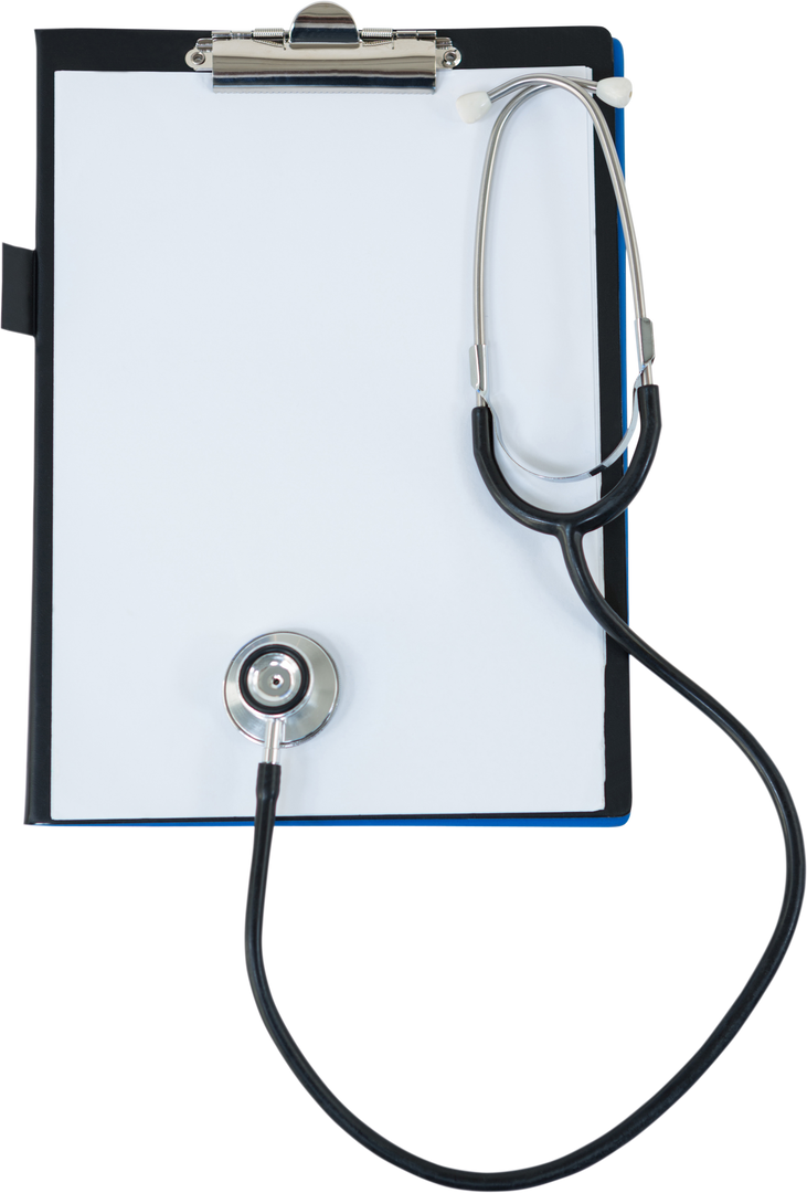 Clipboard and Stethoscope Isolated with Transparent Background, Copy space - Download Free Stock Images Pikwizard.com