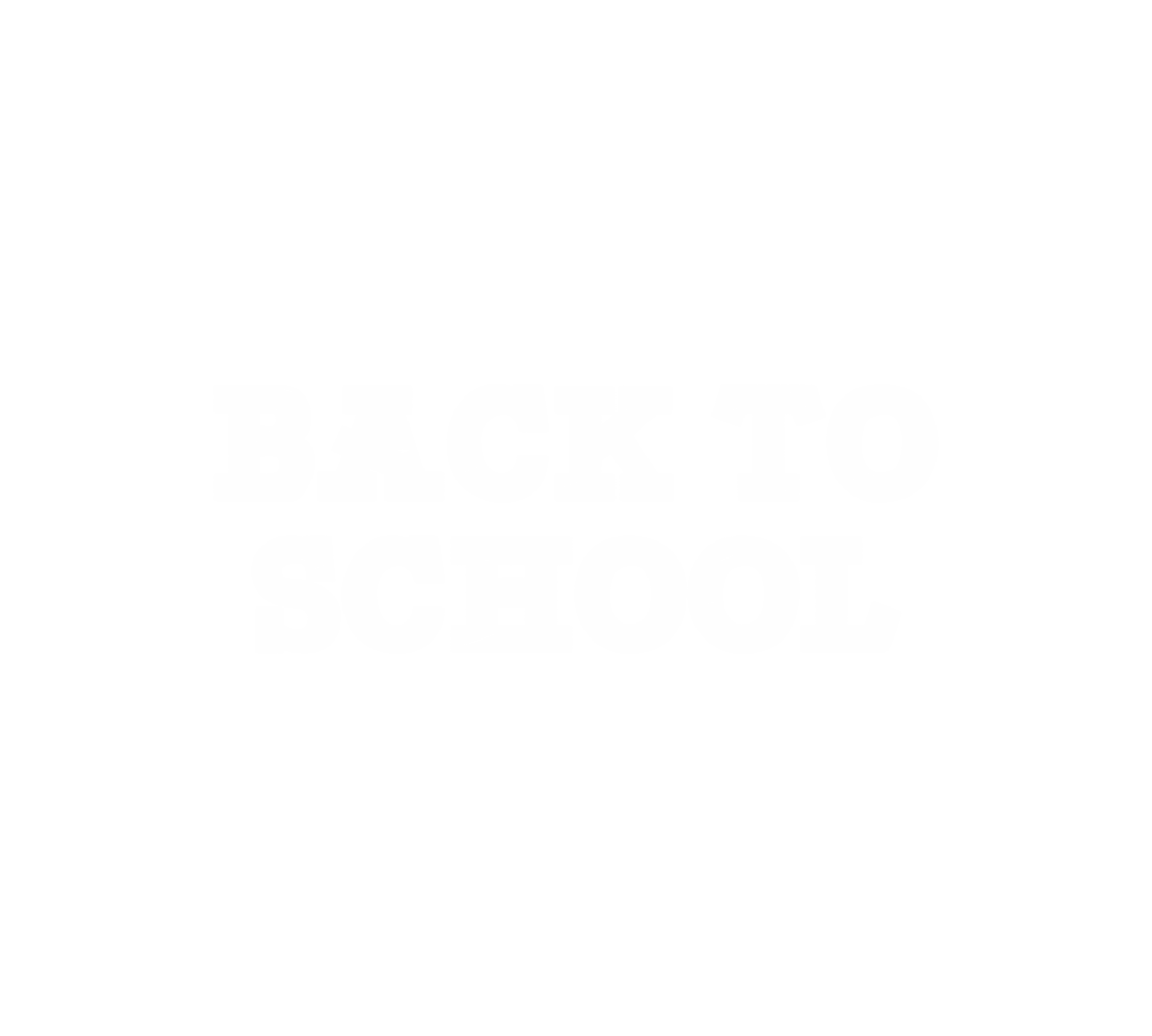 Back to School Typography Design on Transparent Background