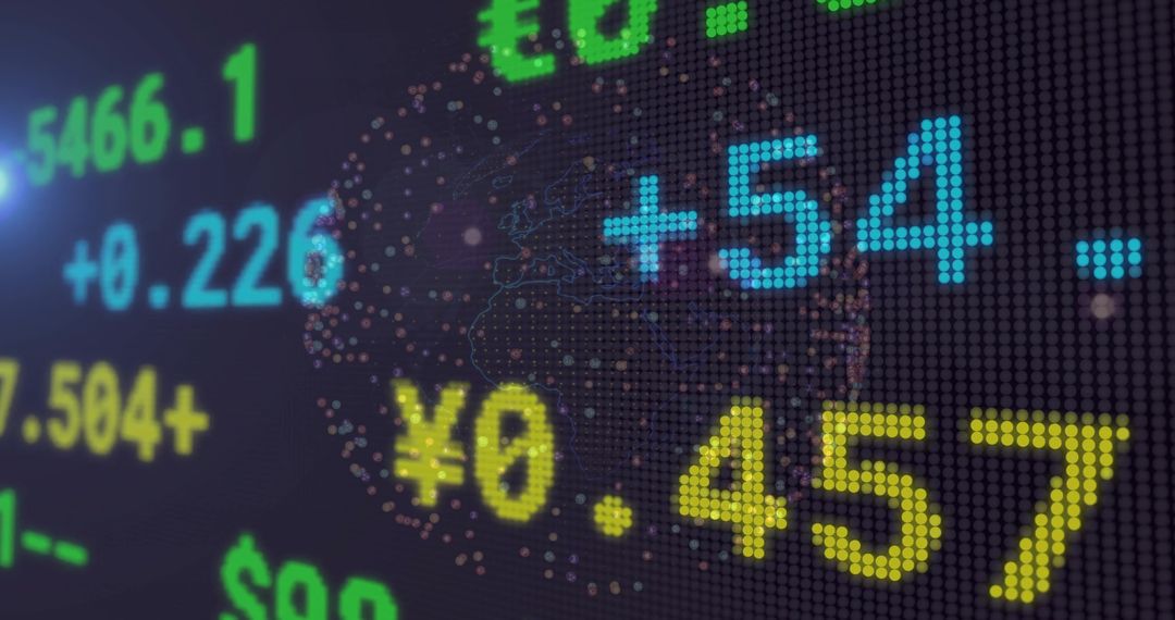 Digital Stock Market Dashboard with Dynamic Graphs and World Map