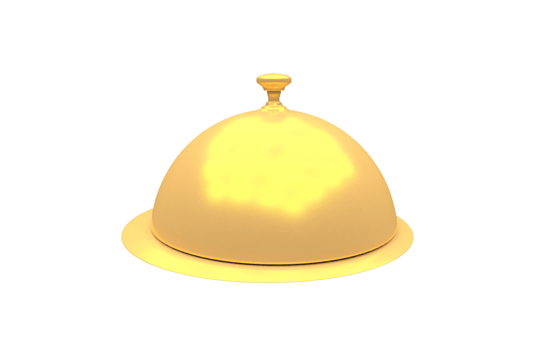 Illustration of Yellow Ring on Transparent Background