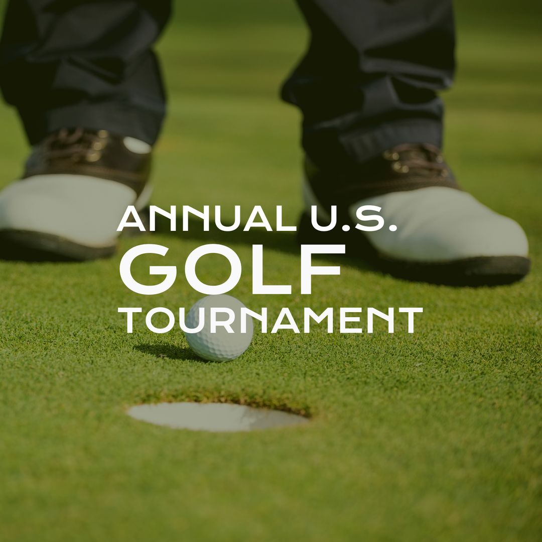 Annual U.S. Golf Tournament Advertisement on Green Field