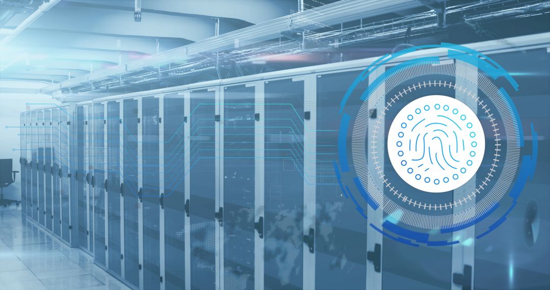 Biometric Security in Modern Data Center Server Room