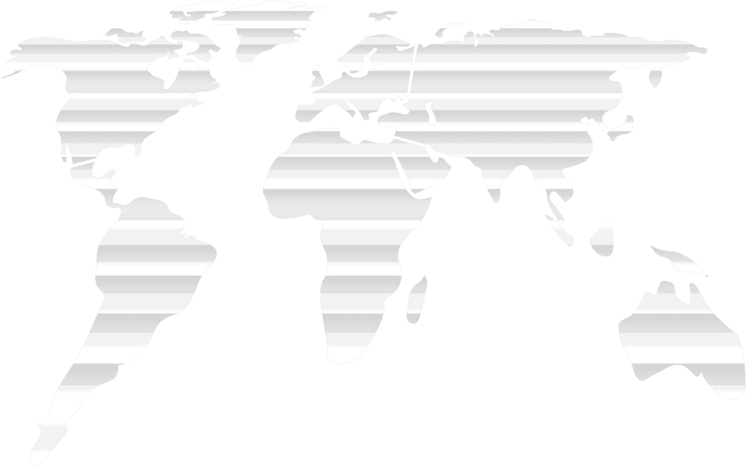 Abstract Digital World Map Background in Transparent Grey Lines