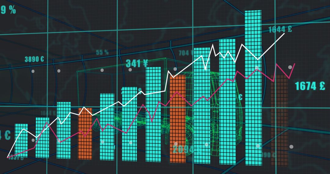 Digital Financial Analytics and Currency Visualization Interface