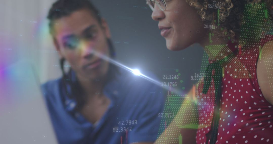 Analyzing Data on Screen: Young Biracial Professionals