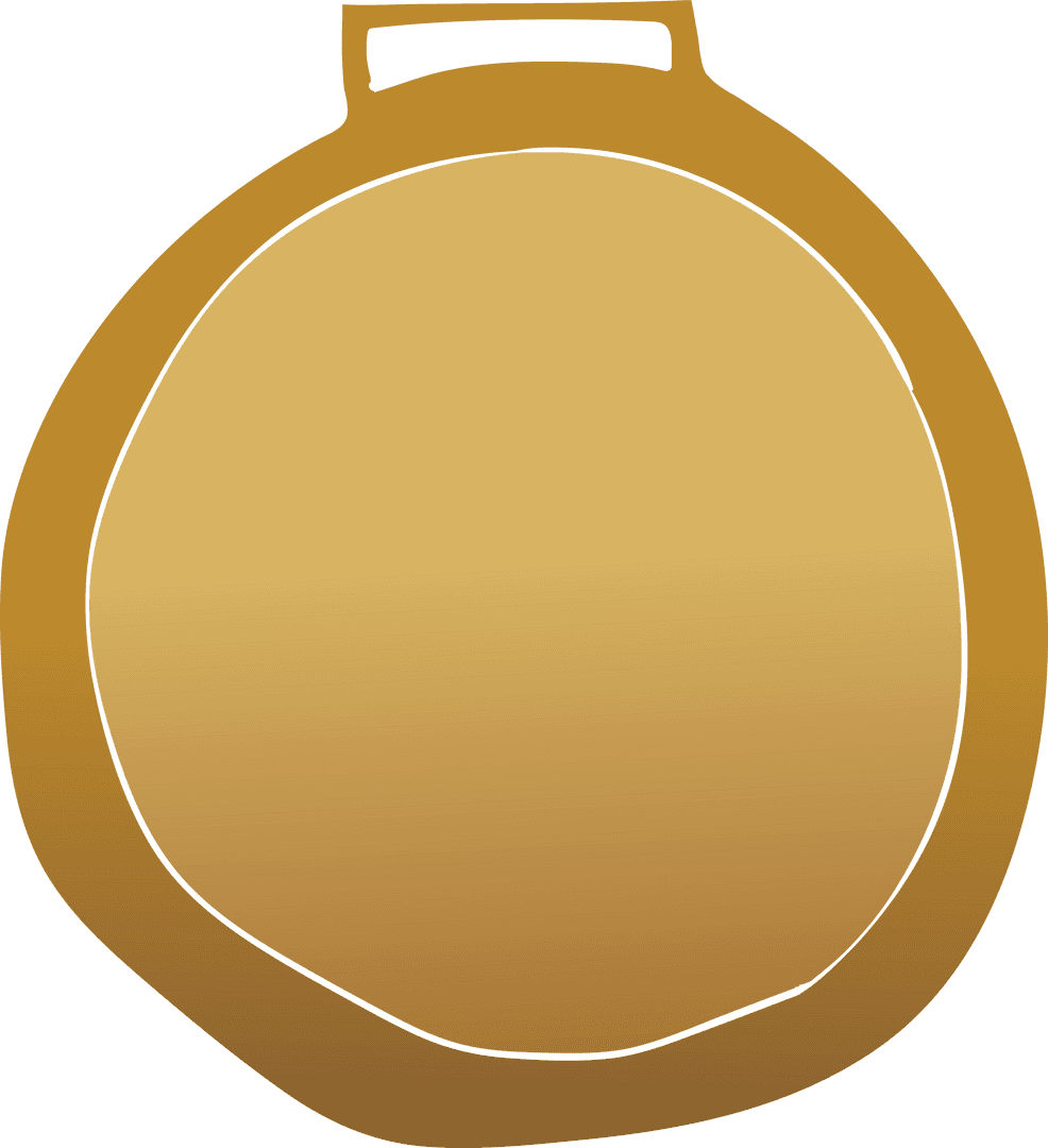 Golden Transparent Medal for Sport Achievements