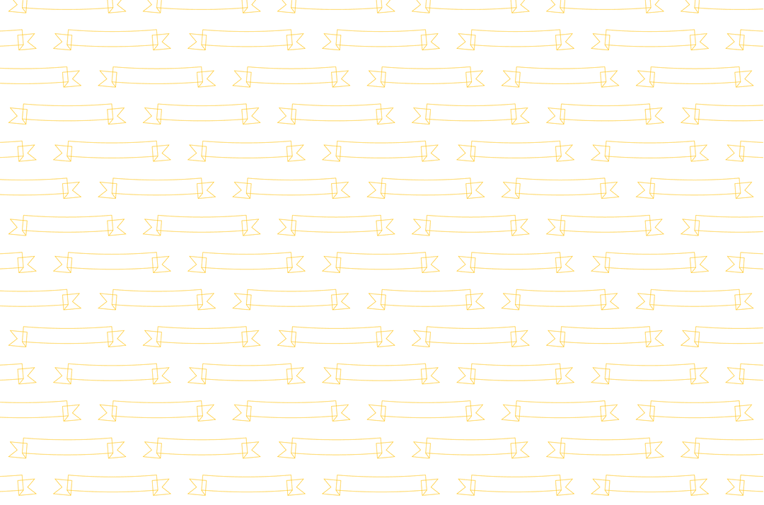 Seamless Yellow Shapes Pattern on Transparent Background