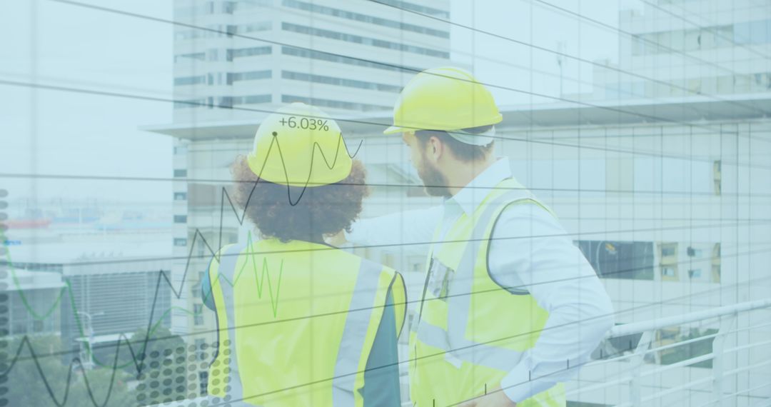 Construction Experts Analyzing Urban Growth and Financial Trends