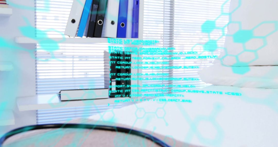 Futuristic Digital Health Technology Concept with Stethoscope