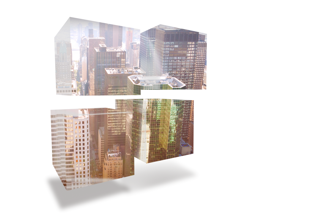 Urban Skyline Reflected on Transparent Futuristic Screens - Download Free Stock Images Pikwizard.com