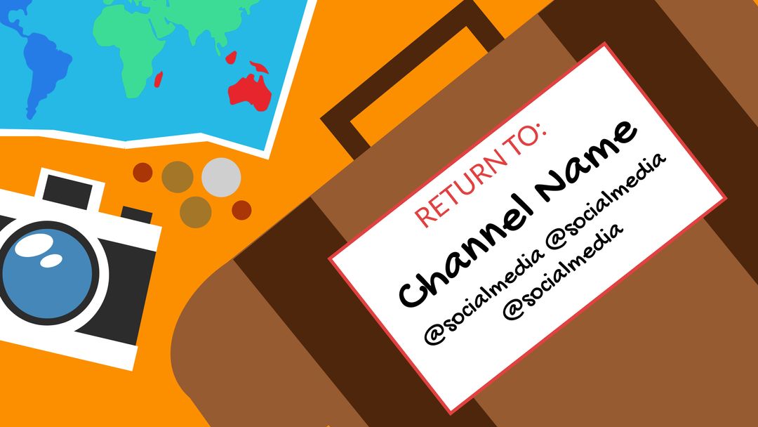 Customizable Travel Channel Promotion with Luggage Tag