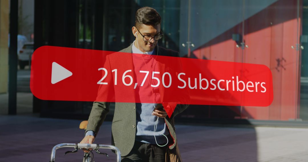 Social Media Growth Concept with Yield Views Annotation