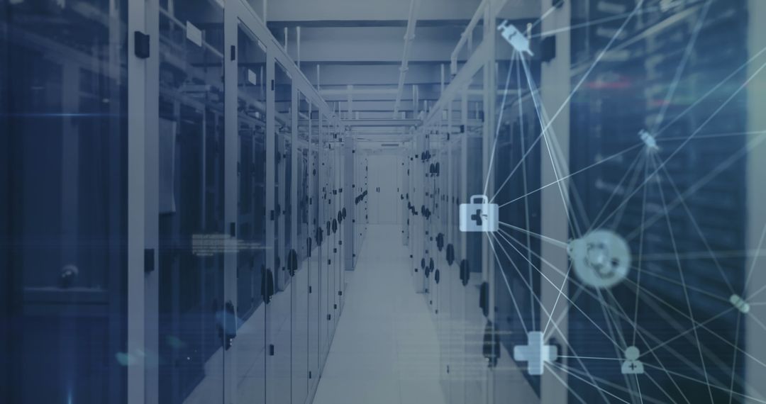 Data Security in Medical Server Room with Digital Network Overlay