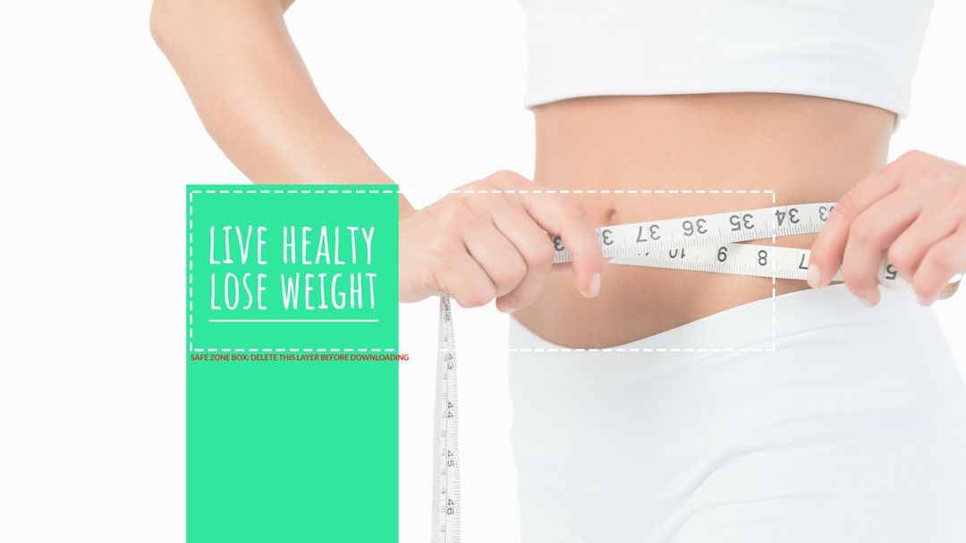 Healthy Living Focus Measuring Waist for Weight Loss