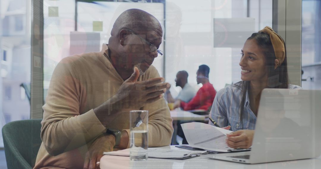 Diverse Team Collaborating on Digital Business Solutions