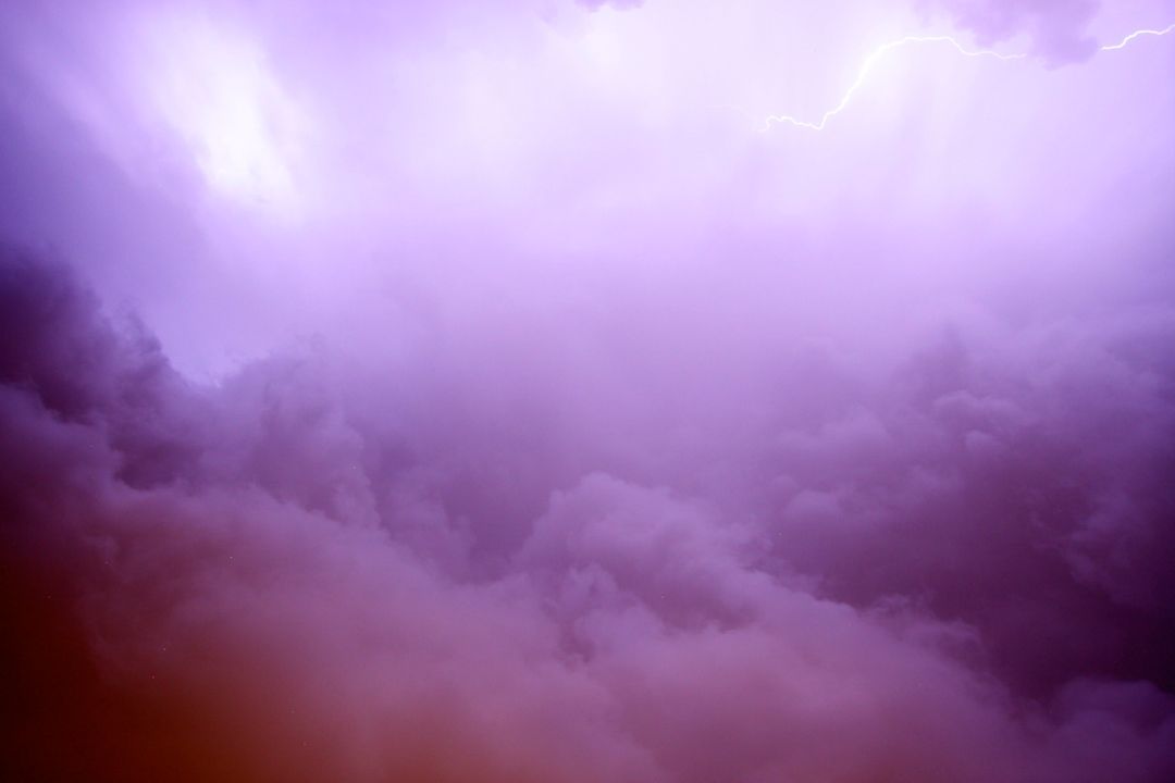 Lightning purple sky  - Free Images, Stock Photos and Pictures on Pikwizard.com