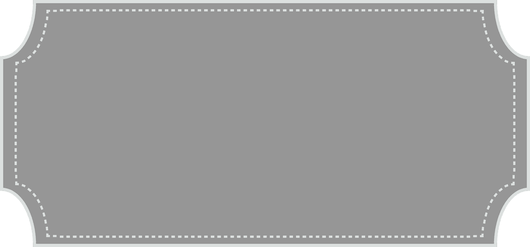 Gray Badge Frame with Copy Space on Transparent Background