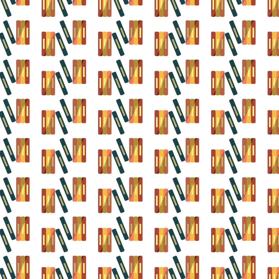colorful books pattern on transparent background for design projects - Download Free Stock Images Pikwizard.com