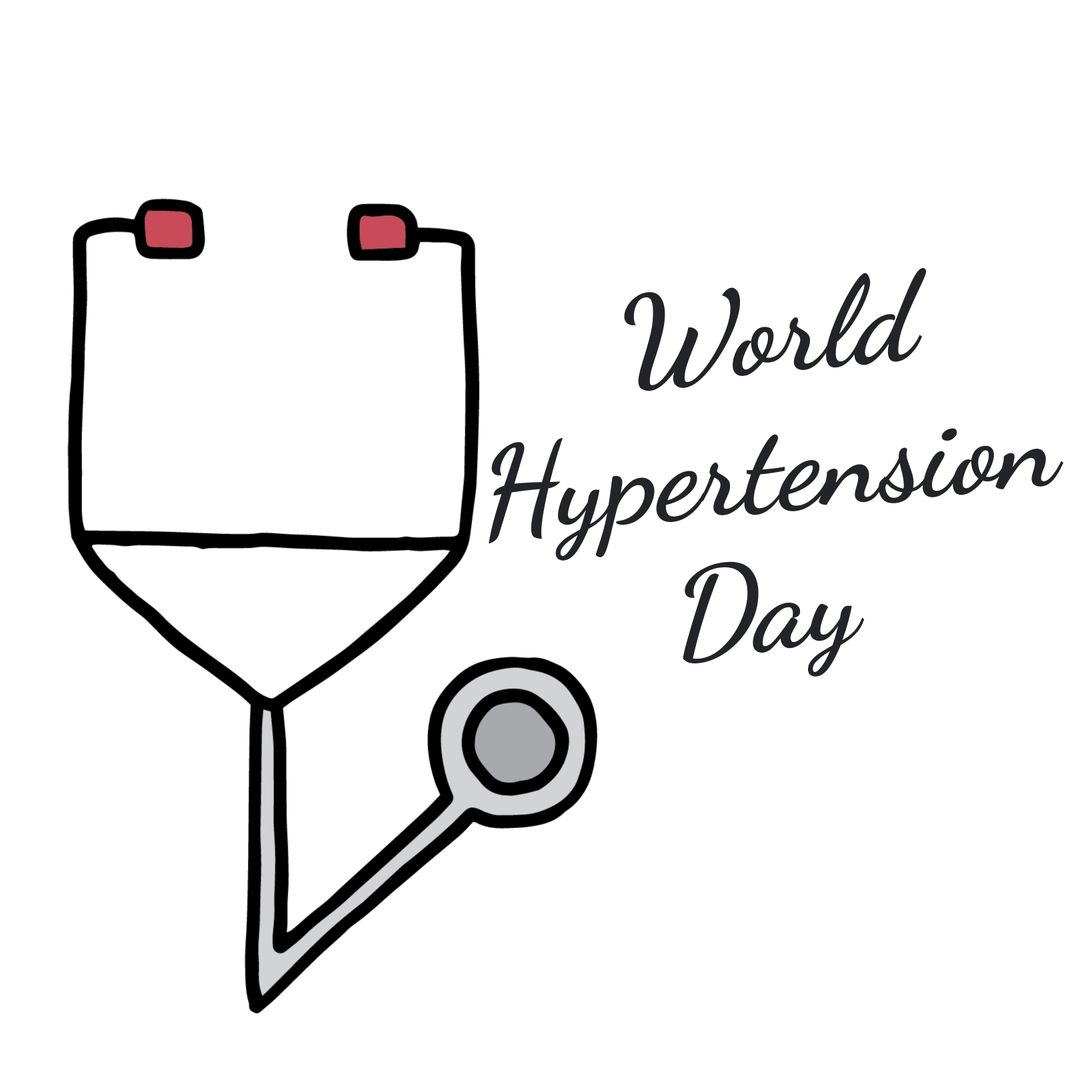 World Hypertension Day Stethoscope Illustration