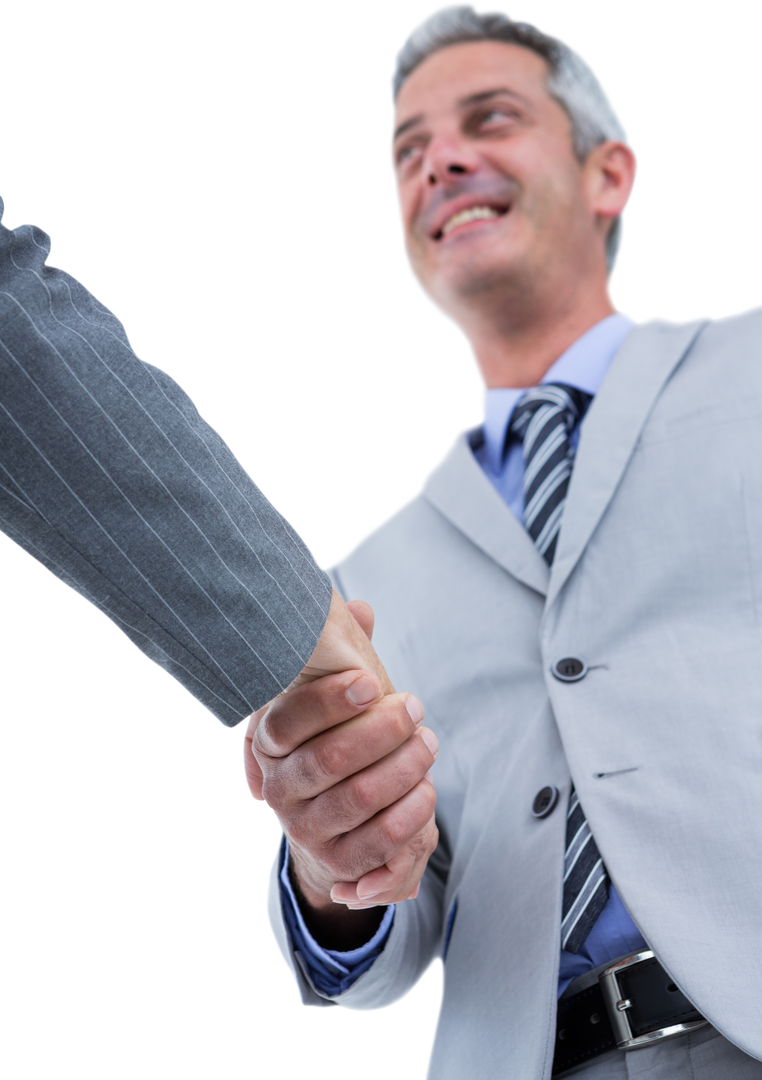 Transparent Businessmen Shaking Hands in Agreement - Download Free Stock Images Pikwizard.com