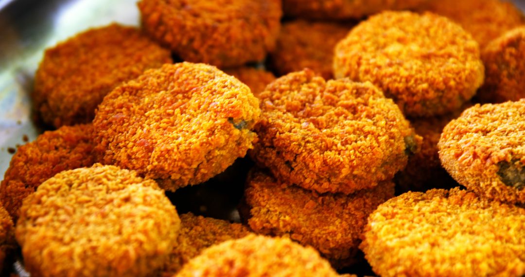 Close up of Crispy Fried Croquettes - Free Images, Stock Photos and Pictures on Pikwizard.com