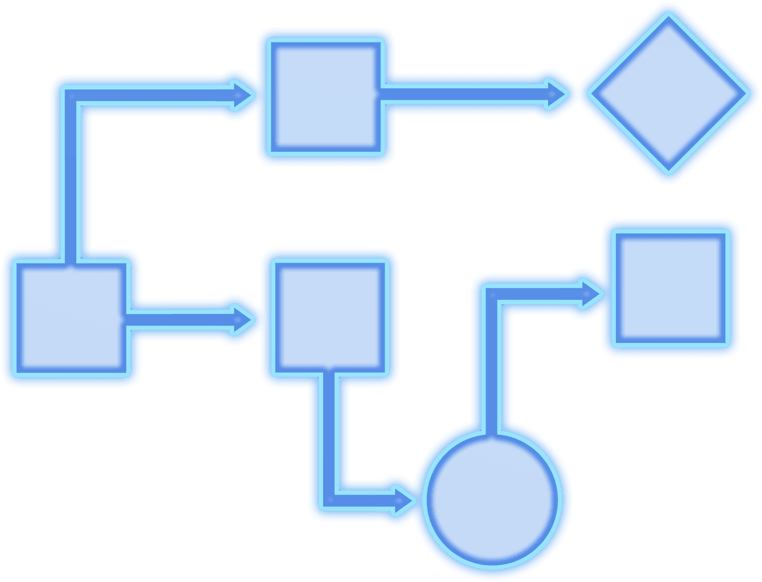 Transparent Digital Blue Network Diagram Illustrations Vector