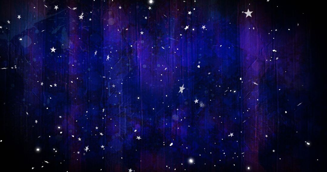 Magical Snowflakes on Blue Background for Winter Concepts