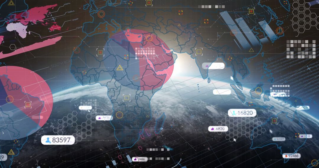 Futuristic Digital Monitoring and Data Visualization over Earth