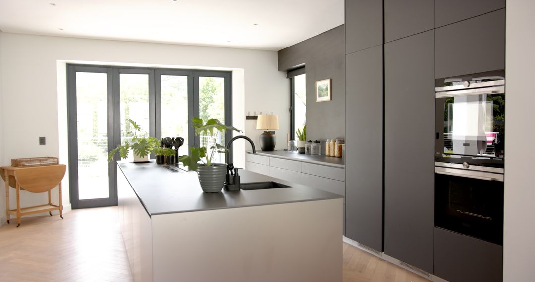 Sleek Modern Kitchen Design with Natural Light