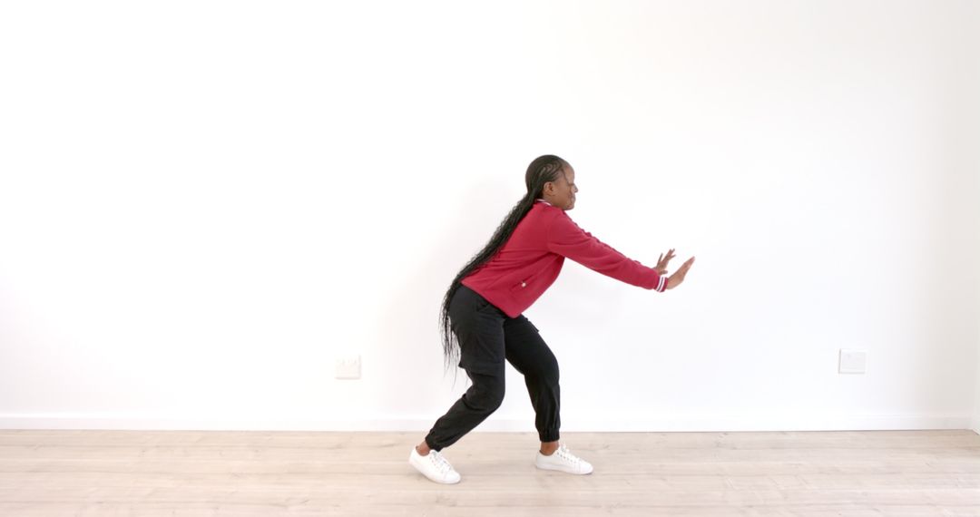 Woman Practicing Dance Improving Flexibility