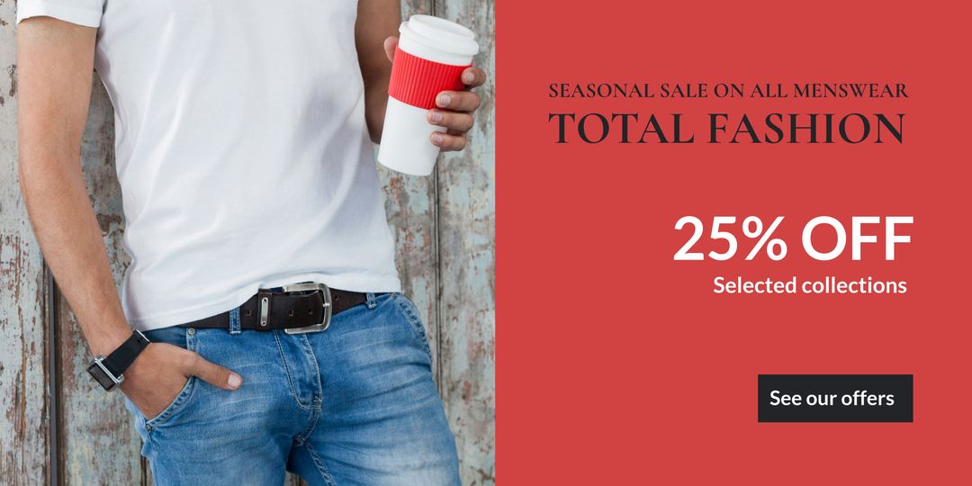 Styled Influence Casual Menswear Sale Promotion