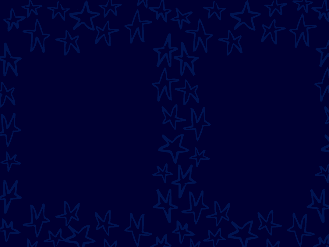 Transparent Star Shapes Pattern on Blue Wallpaper Background
