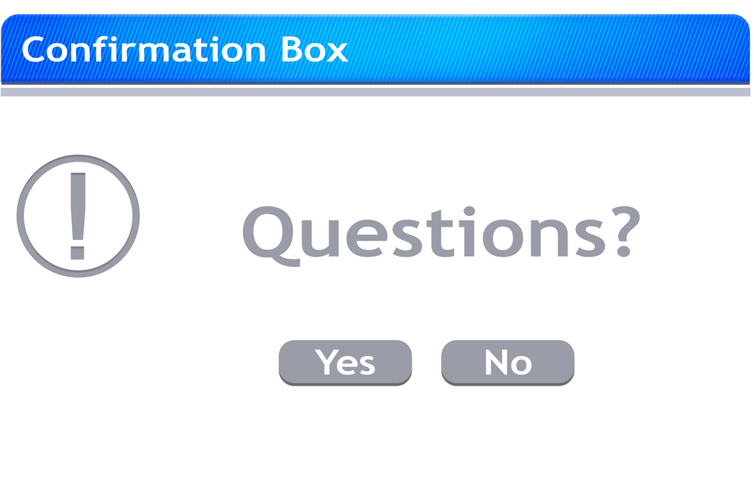 Transparent Digital Confirmation Box Asking Questions - Download Free Stock Images Pikwizard.com