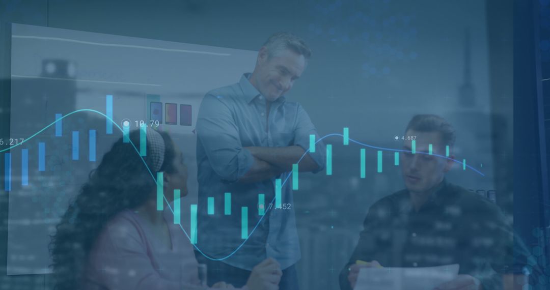 Innovation in Business: Financial Data Overlay on Team Brainstorming