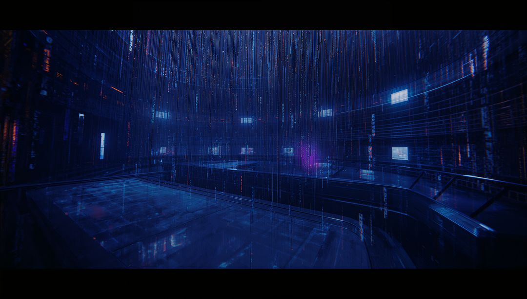 Immersive Cybernetic Holographic Code Streaming in Circular Chamber