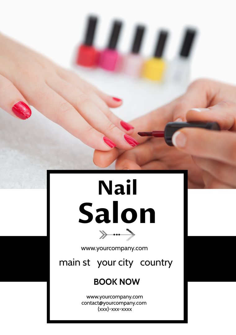 Professional Manicure Services Highlighting Precision and Care - Download Free Stock Templates Pikwizard.com