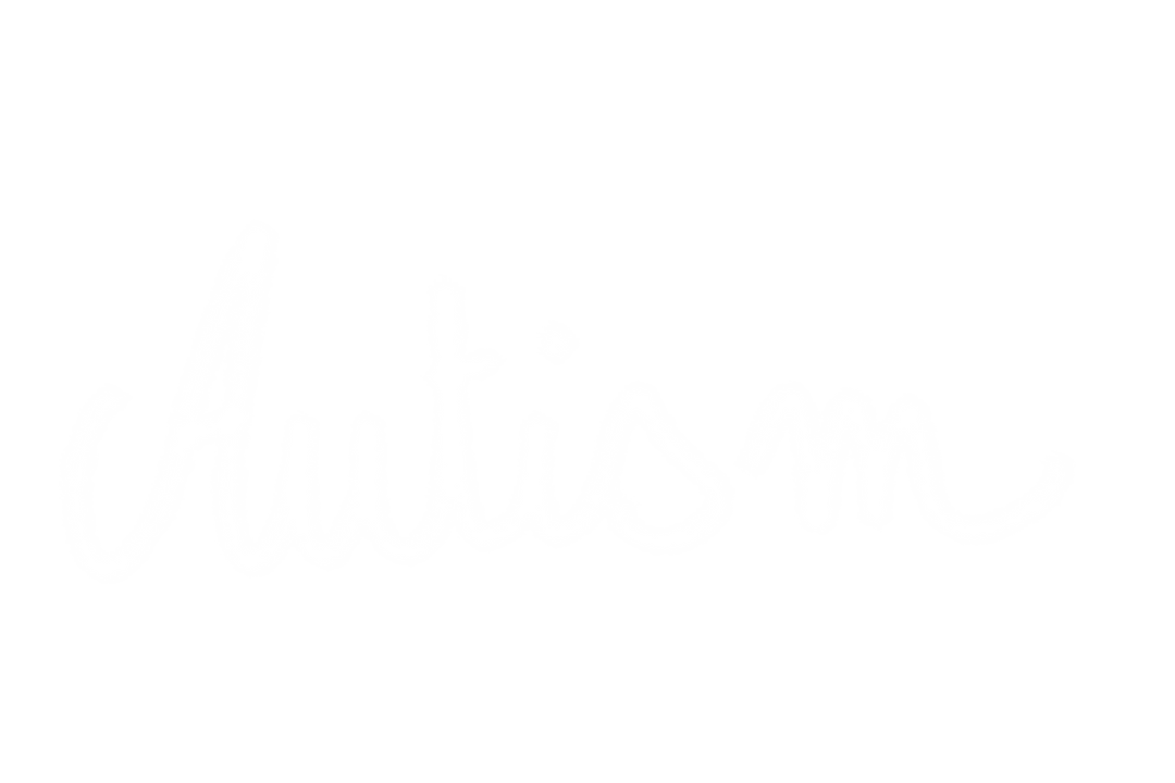 Handwritten Autism Text on Transparent Background Healthcare Illustration