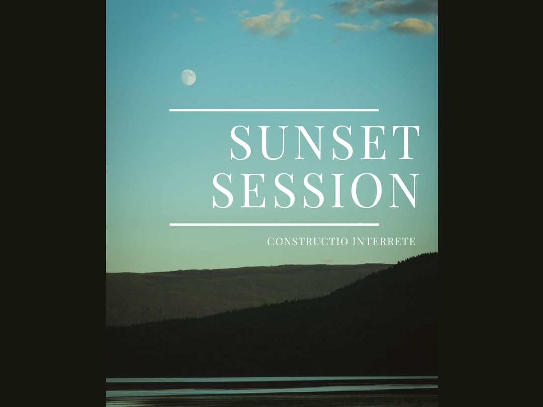 Serene Sunset Over Hills for Tranquil Events Promotion